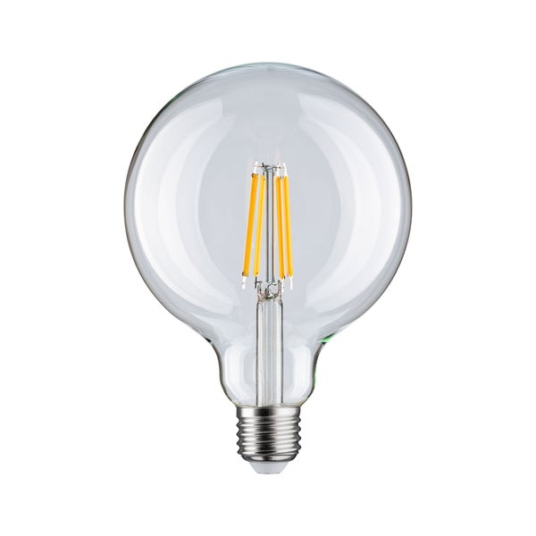 Filament 230V LED Globe G125 E27 1055lm 9W 2700K dimmbar Klar
