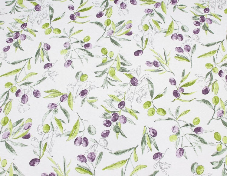 Stoff mit Olivenmuster