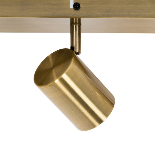 Drehbare Messing-Deckenleuchte