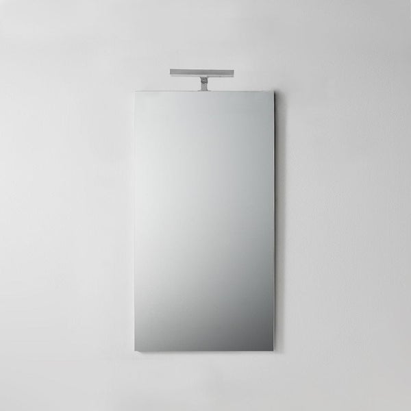 Einfacher Badezimmerspiegel mit licht 45cm x 90cm