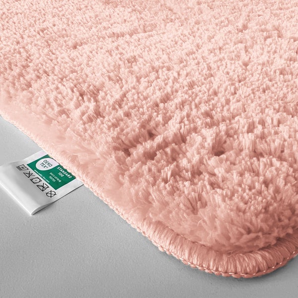Flauschige Badematte mit Öko-Tex Standard 100 Siegel