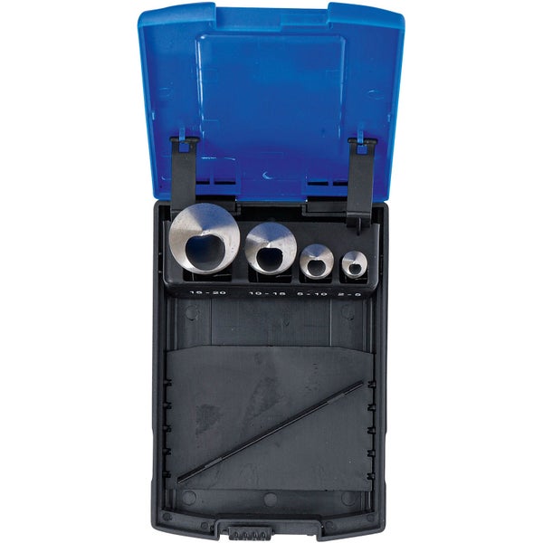 Locheisen-Satz in einer Kunststoffbox