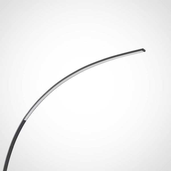 Lindby LED Stehlampe (Bogenleuchte) Kendra dimmbar (Modern) in Schwarz aus Metall (1 flammig, ) - Bogenlampe Stehleuchte Floor Lamp Standleuchte Wohnzimmerlampe Wohnzimmerleuchte