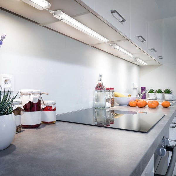 Unterbauleuchte - 8,5W, 1000lm, LED, Schalter, Stecker, neutralweiß, weiß