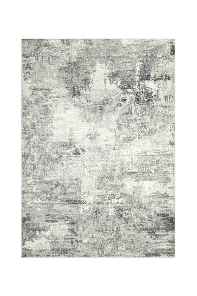 Rechteckiger Teppich in Vintage Optik mit strukturiertem Muster