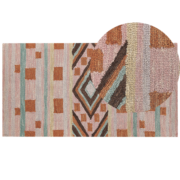 Teppich YOMRA Bunt 80 x 150 cm Wolle