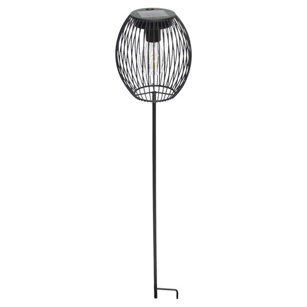 FRANK FLECHTWAREN | LED-Stecker Solar, 14,5 x 14,5 x 77 cm , METALL, KUNSTSTOFF