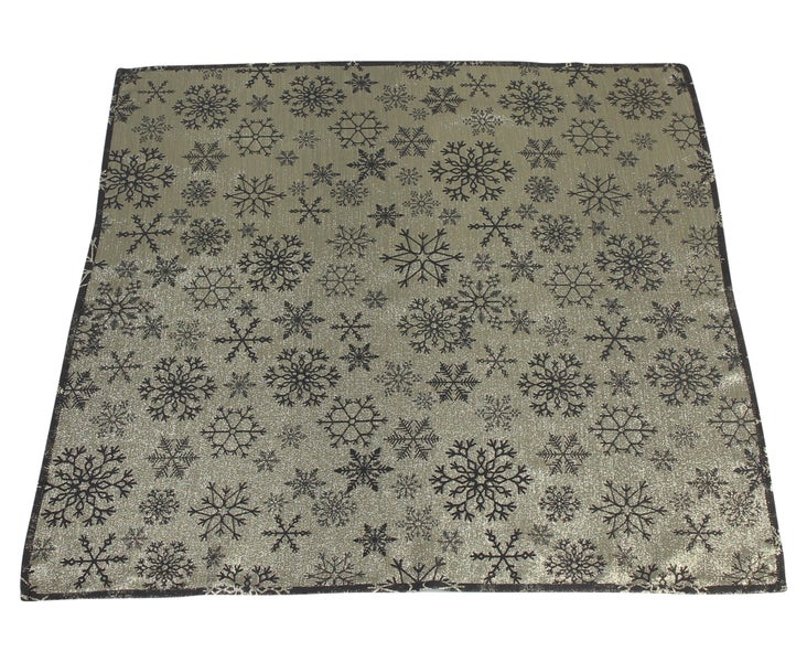 Tischdecke mit Schneeflockenmuster