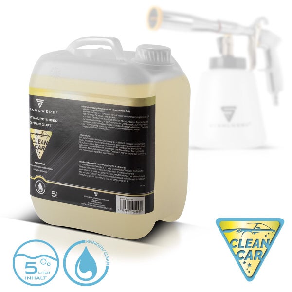 STAHLWERK Druckluft-Reinigungspistole RP-93 ST Set mit 5 Liter Universalreiniger