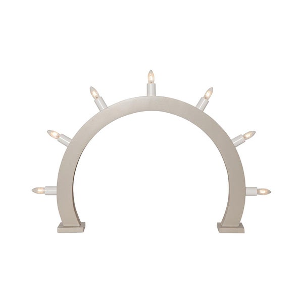 Adventsbogen mit sieben Lichtern