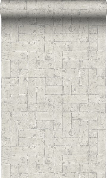 Origin Wallcoverings Tapete Backstein-Optik Beigebraun - 53 cm x 10.05 m - 347569