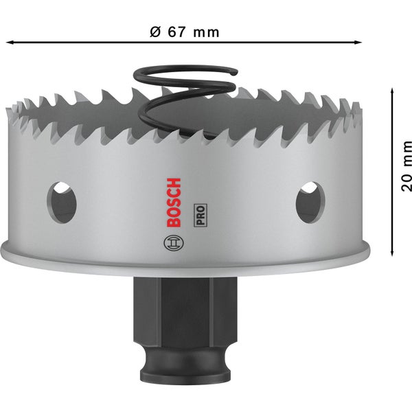Bosch Pro Lochsäge, Durchmesser 67 Millimeter