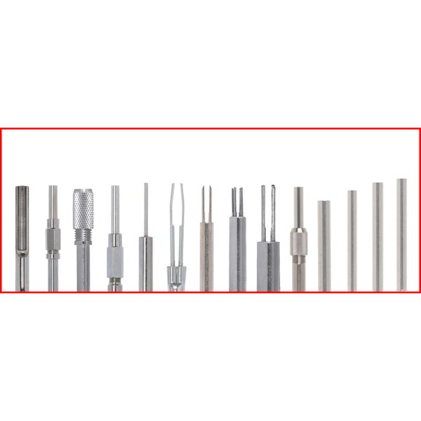 Sortiment verschiedener Präzisionswerkzeuge