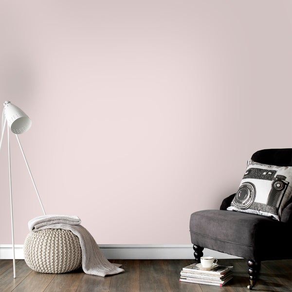 Vliestapeten Uni Rosa