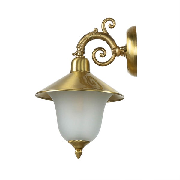 Wandleuchte aus Metall und Glas für Innenräume