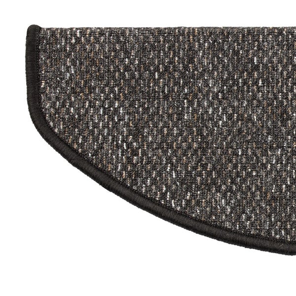FLOORDIREKT Stufenmatte Ponto - Unempfindlich & Pflegeleicht - Anthrazit - Rechteckig - 23,5 x 65 cm