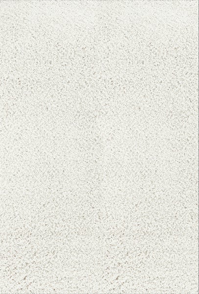 Moderner Hochfloriger Shaggy Teppich Weiß 100x200 cm LILLY