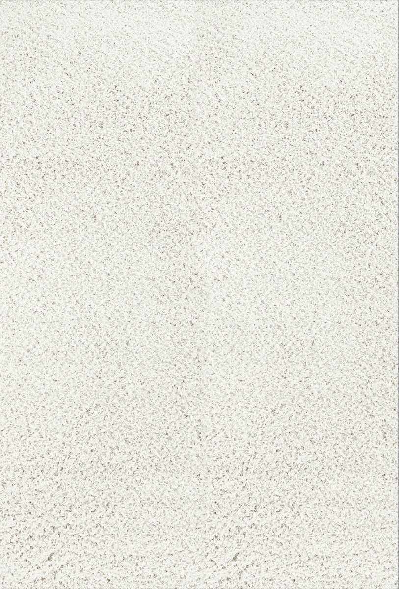 Moderner Hochfloriger Shaggy Teppich - Weiß - 100x200cm - LILLY