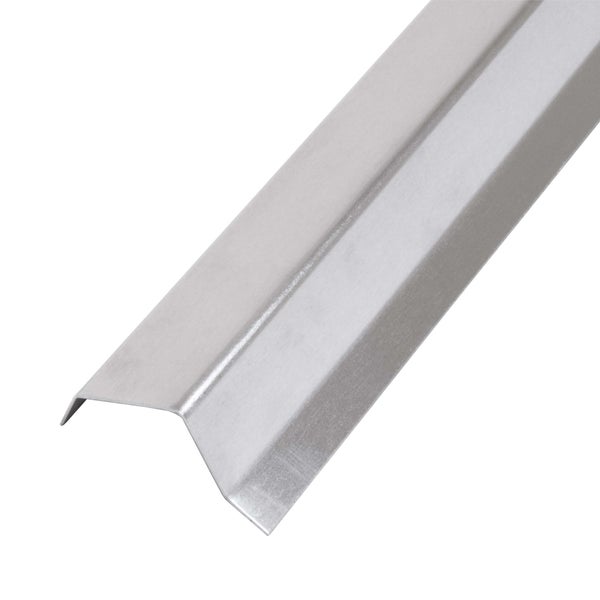Trapezprofil aus Metall für Wandanschluss oder Dachabschluss.