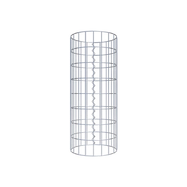 Gabionensäule Durchmesser 32 cm, MW 5 x 10 cm rund - Höhe: 0,80 m
