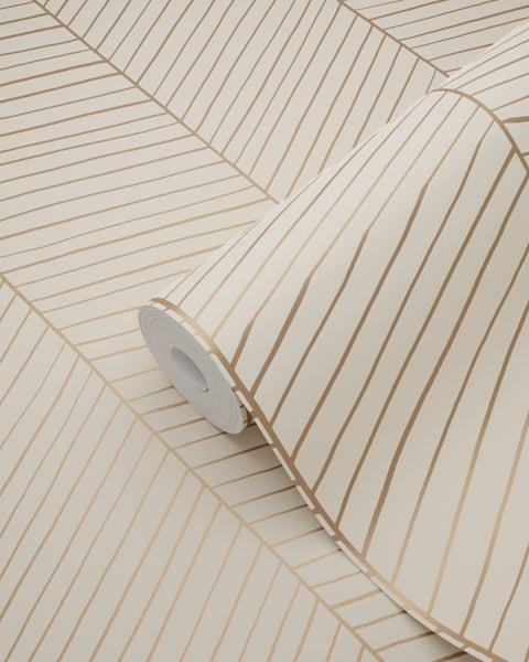 Tapetenrolle mit grafischem Linienmuster