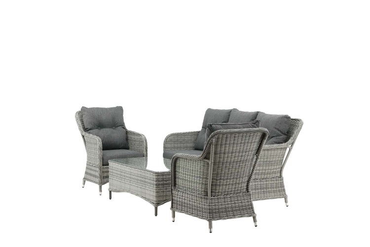 Vikelund Lounge-Set 4 Teile grau. 63 X 112 X 45 cm