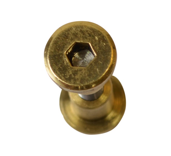 Ersatzteile Teakmöbel Ersatzschraube Messing/Edelstahl Hülsenschraube 40-mm