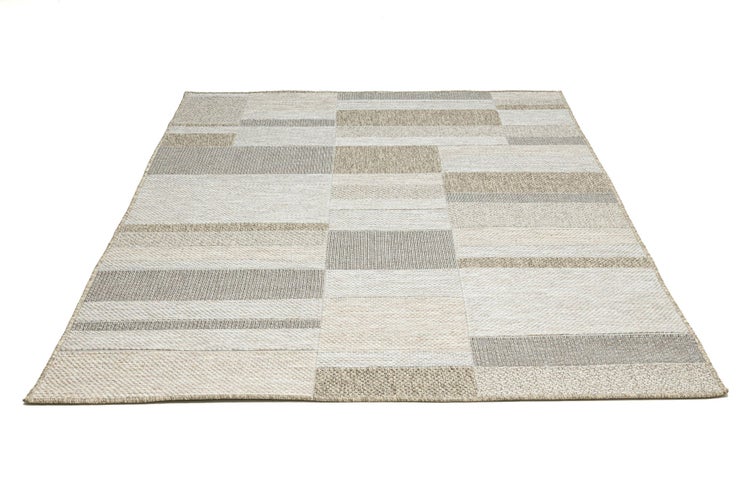 Handgewebter Outdoorteppich Mariella Nautral 230x330 cm