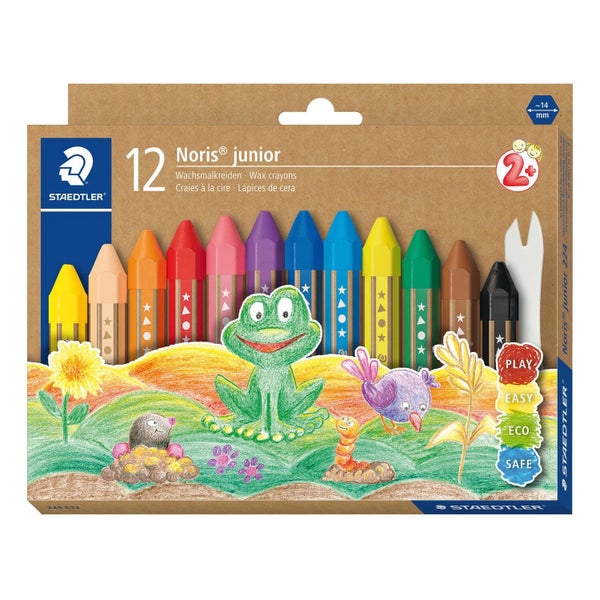 STAEDTLER Wachsmalkreide Noris® junior 224, 12er Set