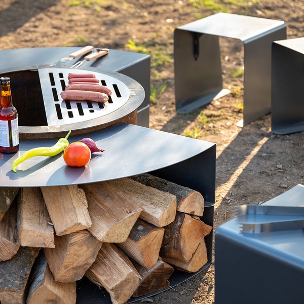 Home Deluxe Grill-Feuerstelle AGIR