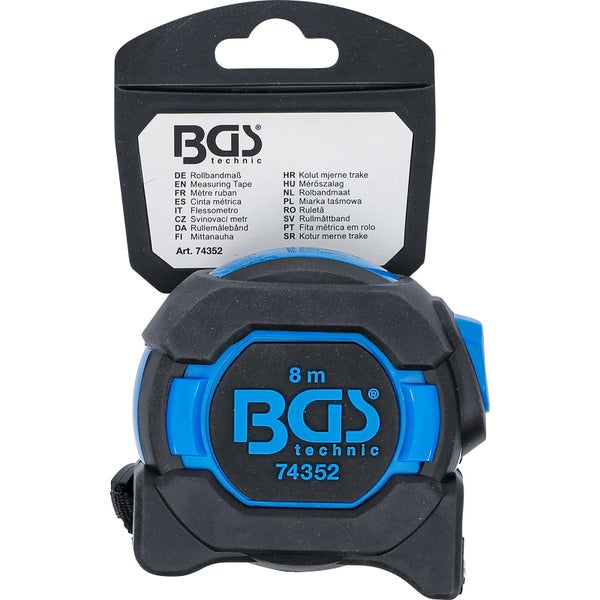 BGS technic Rollbandmaß mit einer Länge von 8 Metern