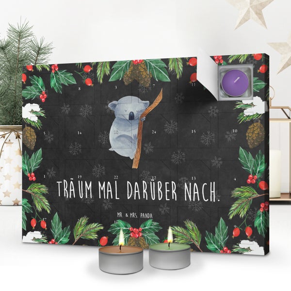 Mr. & Mrs. Panda Duftkerzen Adventskalender Koalabär - Schwarz