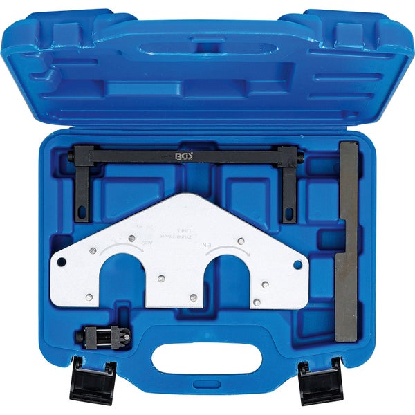 BGS technic Motor Einstellwerkzeugsatz im blauen Koffer