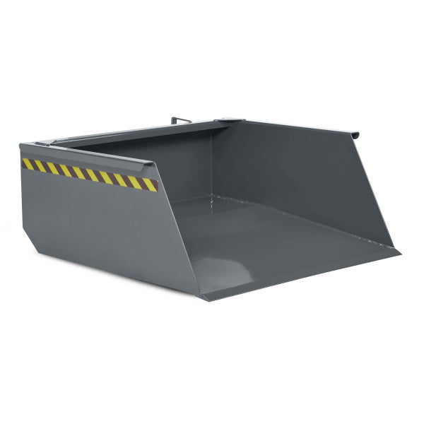 RR Industrietechnik Staplerschaufel Typ RS-75 1390x1615x550mm 750dm³ RAL 7005 Mausgrau