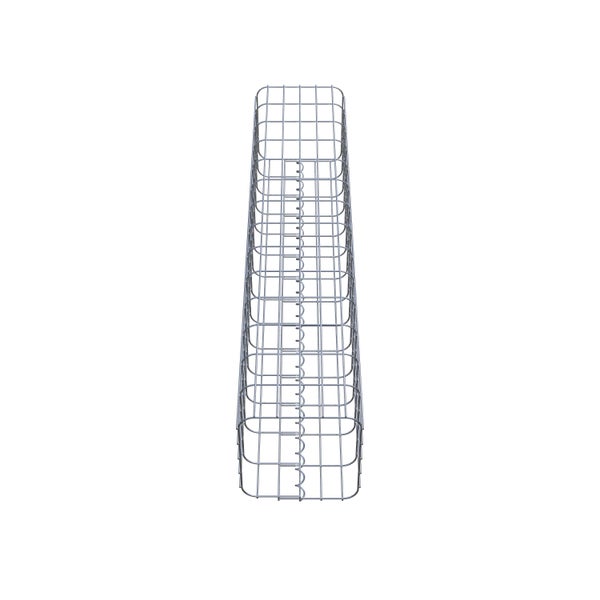 Gabionensäule 27 x 27 cm, MW 5 x 10 cm eckig - Höhe: 1,40 m