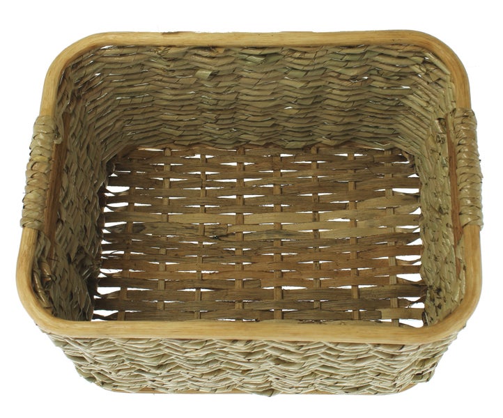FRANK FLECHTWAREN | Füllkorb Schilfstroh, klein, RATTAN, 33 x 25 x 19 cm
