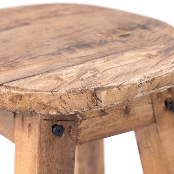 Barhocker Jack Mahagoni Massivholz naturfarben