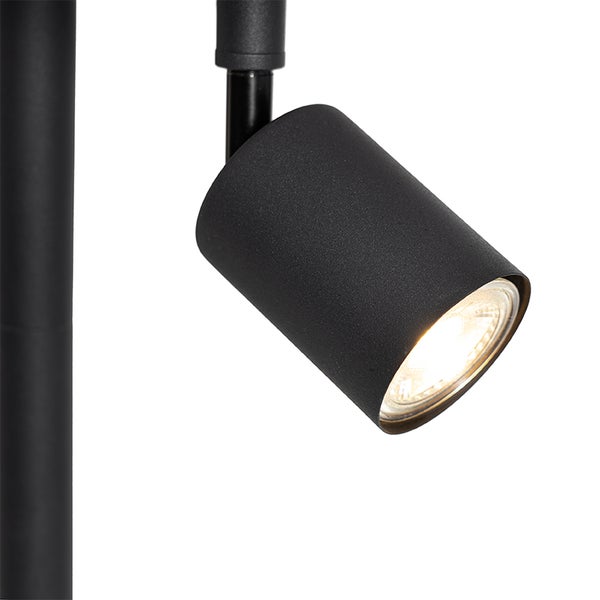 Schwarzer LED-Spot für Lichtschienensysteme