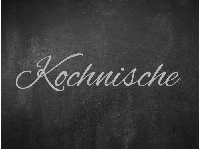Kochnische grau | Spritzschutz | Wandschutz | für Herd & Spüle | Material: Alu-Dibond | inkl. 4 Saugnäpfe für die kinderleichte Befestigung | WCO00014 | Format: 53x35cm