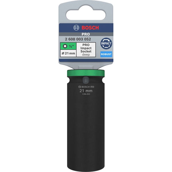 Bosch PRO Impact Socket 1/2 21 mm tief - 2608003052