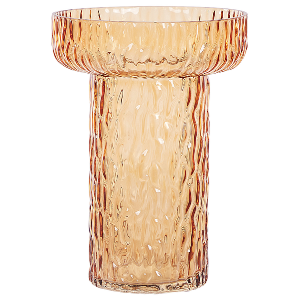 Blumenvase PLATANIA Glas 20 cm Orange