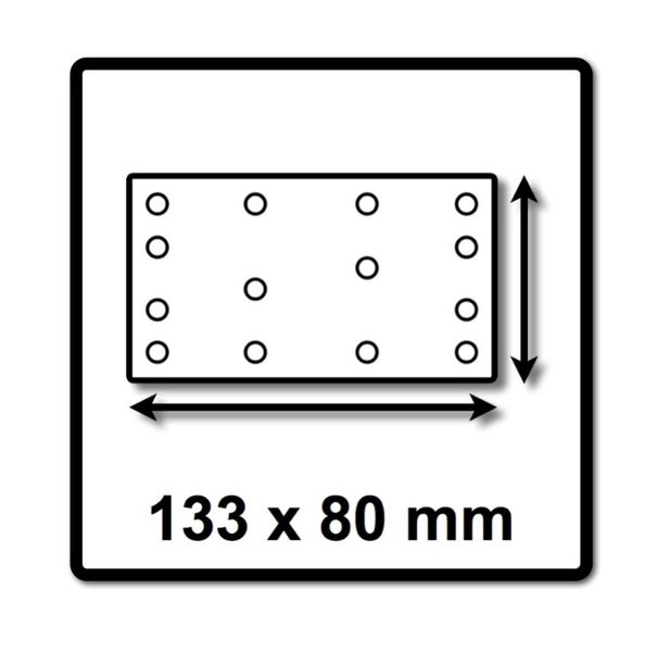 Festool STF 80x133 Schleifstreifen Granat P220 80 x 133 mm 100 Stk. ( 497123 ) für Rutscher RTS 400, RTSC 400, RS 400, RS 4, LS 130