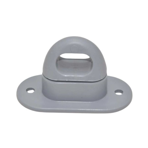 Planen-Drehverschluss für Ovalösen 42x22mm, Kunststoff, grau