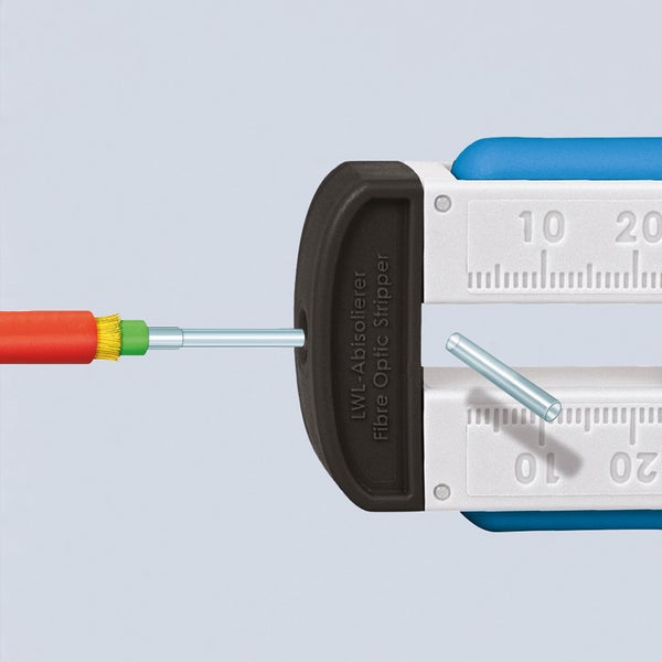 Knipex Abisolierwerkzeug für Glasfaserkabel 190 mm - 1285110SB