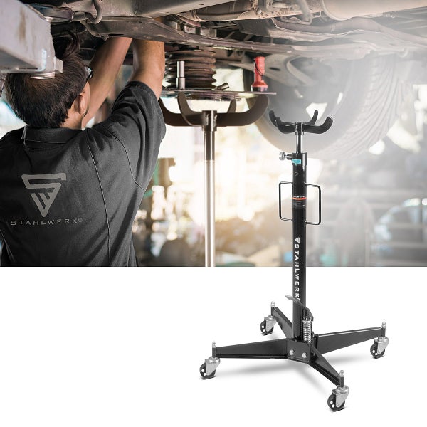 Getriebestütze für Werkstattarbeiten an Fahrzeugen