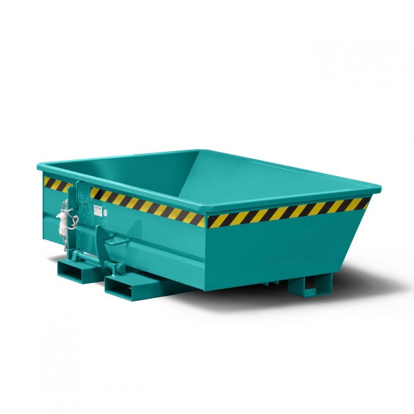 RR Industrietechnik Minikipper Typ RMI-35 1330x1075x450mm 350dm³ RAL 5018 Türkisblau
