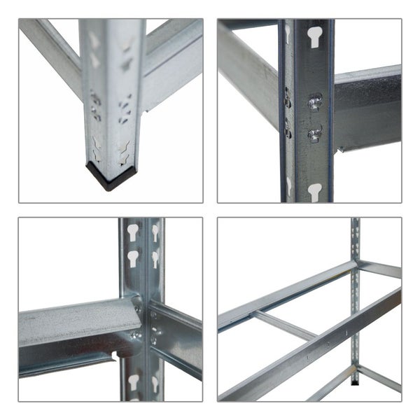 PROREGAL Reifenregal Tiger XL HxBxT 200 x 150 x 45 cm bis zu 18 Reifen auf 3 Ebenen Verzinkt
