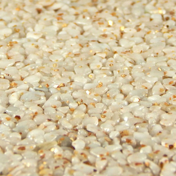 Terralith Marmor - Steinteppich bianco gold für 1 qm - innen -