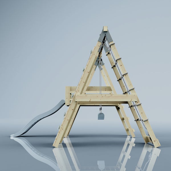 Teppich aus Naturfasern mit Streifenmuster