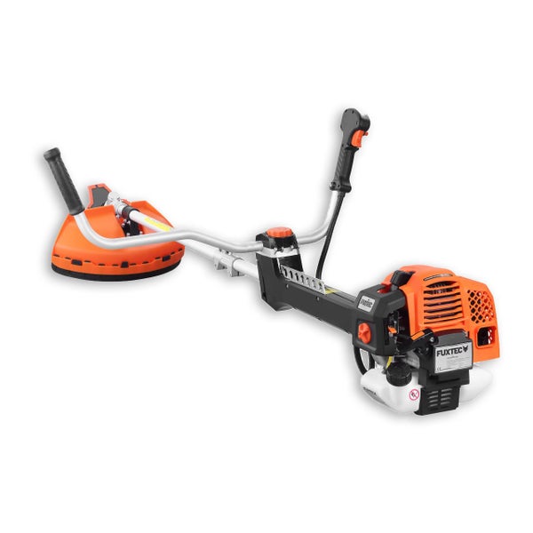 FUXTEC Profi Benzin Motorsense FX-PS162 - 62ccm | 8,6kg | mit Faden + Messer | mit Komfort-Tragegurt | 3,5PS | 2-Takt | 3000 U/min